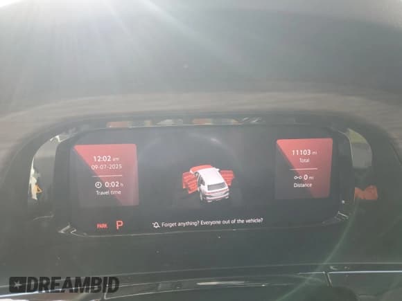 ✅ 2025 Volkswagen Atlas SEL Premium R-Line • VIN: 1V2FR2CA8SC542334 • Lot: 80080815. Listed on Copart with 11,103 mi. Free auction sales archive from the USA and detailed vehicle history report at DreamBid. Image 9.