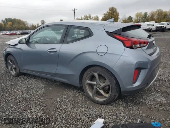 2019 Hyundai Veloster 2.0 z VIN KMHTG6AF6KU004267, wystawiony jako Copart lot #79312134 z przebiegiem 85 125 mil mil oraz Szkoda całkowita • Salvage title. Historia ofert i sprzedaży dostępna na DreamBid. Obrazek 2.