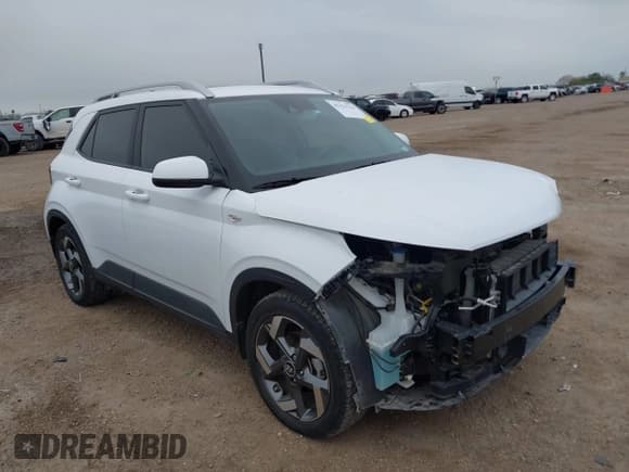 ✅ 2022 Hyundai Venue Limited • VIN: KMHRC8A34NU168595 • Lot: 41321713. Listed on IAAI with 3,852 mi. Free auction sales archive from the USA and detailed vehicle history report at DreamBid. Image 1.