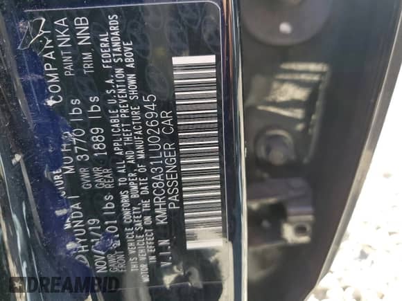 2020 Hyundai Venue SEL с VIN KMHRC8A31LU026945, выставлен на аукционе Copart как лот 74053334 с пробегом 47 961 миль миль и Списание • Salvage title. История ставок и продаж доступна на DreamBid. Изображение 12.