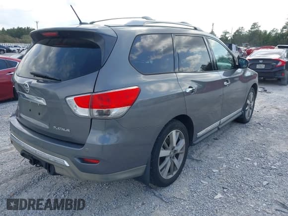 ✅ 2015 Nissan Pathfinder SV • VIN: 5N1AR2MNXFC602760 • Lot: 41693658. Listed on IAAI with 179,923 mi. Free auction sales archive from the USA and detailed vehicle history report at DreamBid. Image 4.