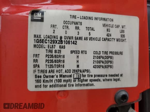 ✅ 2002 Cadillac Eldorado • VIN: 1G6EC129X2B106142 • Лот: 74424164. Опубликован ранее на Copart с пробегом Не указан. Бесплатный доступ к архиву аукционных продаж из США и подробный отчёт об истории автомобиля на DreamBid. Изображение 12.