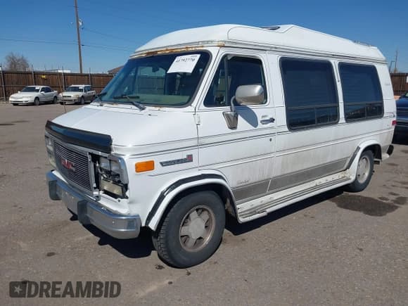 ✅ 1995 GMC Vandura • VIN: 1GDEG25K3SF542874 • Lot: 41792770. Listed on IAAI with 176,778 mi. Free auction sales archive from the USA and detailed vehicle history report at DreamBid. Image 2.