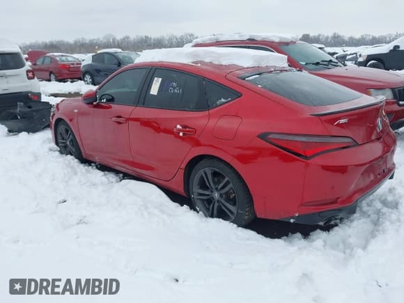 ✅ 2023 Acura Integra Technology • VIN: 19UDE4H67PA018276 • Lot: 43823189. Listed on IAAI with 34,688 mi. Free auction sales archive from the USA and detailed vehicle history report at DreamBid. Image 3.