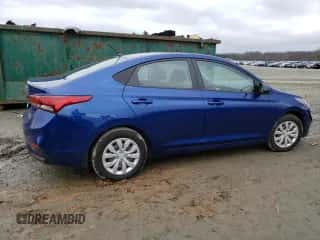 2020 Hyundai Accent SE with VIN 3KPC24A61LE112142, listed as a Copart auction lot 70486452 with 8,297 mi miles and . Bid and sale history available at DreamBid. Image 3.