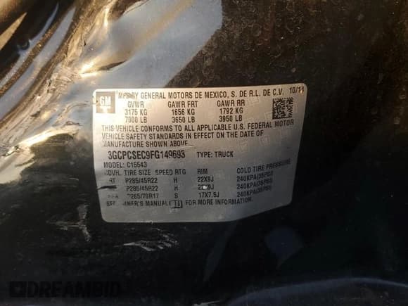 ✅ 2015 Chevrolet Silverado 1500 LTZ • VIN: 3GCPCSEC9FG149693 • Лот: 82759784. Опубликован ранее на Copart с пробегом 132 393 миль. Бесплатный доступ к архиву аукционных продаж из США и подробный отчёт об истории автомобиля на DreamBid. Изображение 13.