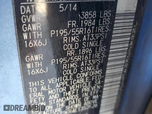 ✅ 2014 Nissan Cube SL • VIN: JN8AZ2KR4ET352526 • Lot: 43420275. Wystawiony na Copart z przebiegiem 218 961 mil. Bezpłatny archiwum sprzedaży aukcyjnych z USA i szczegółowy raport historii pojazdu na DreamBid. Zdjęcie 13.