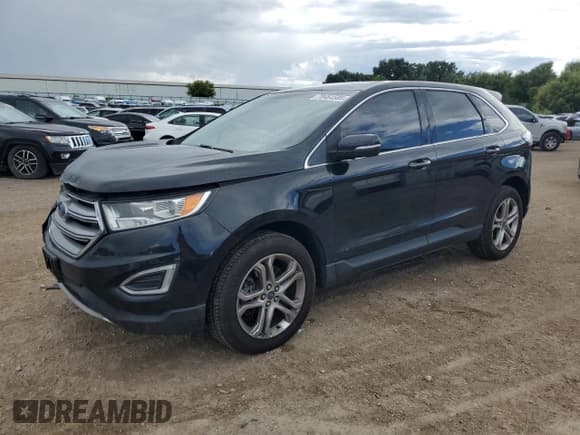 ✅ 2017 Ford Edge Titanium • VIN: 2FMPK4K96HBB80747 • Лот: 70464585. Опубликован ранее на Copart с пробегом 134 518 миль. Бесплатный доступ к архиву аукционных продаж из США и подробный отчёт об истории автомобиля на DreamBid. Изображение 1.