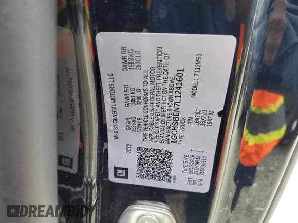 ✅ 2020 Chevrolet Colorado 2WD Work Truck • VIN: 1GCHSBEN7L1241601 • Лот: 74394864. Опубликован ранее на Copart с пробегом Не указан. Бесплатный доступ к архиву аукционных продаж из США и подробный отчёт об истории автомобиля на DreamBid. Изображение 13.