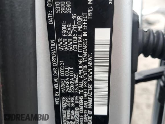 ✅ 2015 Volvo XC70 T6 Premier Plus • VIN: YV4902NC0F1192106 • Lot: 72721194. Listed on Copart with 109,156 mi. Free auction sales archive from the USA and detailed vehicle history report at DreamBid. Image 13.