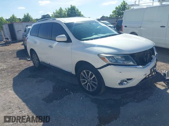 ✅ 2014 Nissan Pathfinder SL • VIN: 5N1AR2MM4EC610813 • Lot: 42863517. Listed on IAAI with 200,864 mi. Free auction sales archive from the USA and detailed vehicle history report at DreamBid. Image 1.