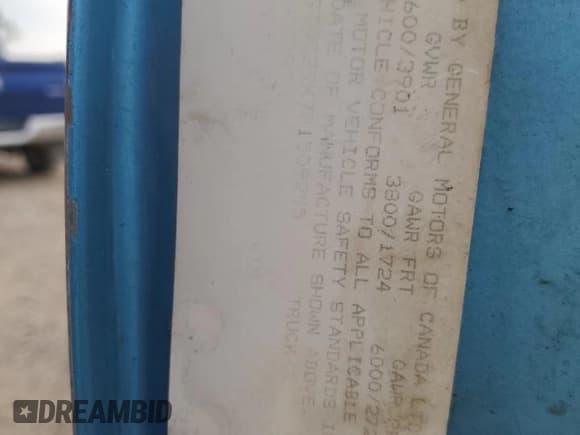 ✅ 1991 GMC Sierra 1500 • VIN: 2GTEC19K3M1525605 • Лот: 69089645. Опубликован ранее на Copart с пробегом Не указан. Бесплатный доступ к архиву аукционных продаж из США и подробный отчёт об истории автомобиля на DreamBid. Изображение 12.