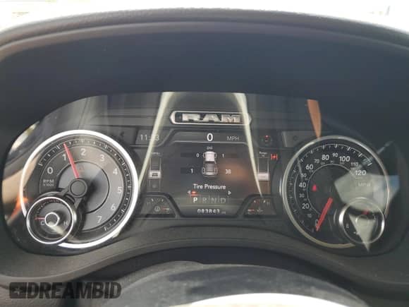 2020 Ram 1500 Big Horn с VIN 1C6SRFFT1LN125350, выставлен на аукционе Copart как лот 69939345 с пробегом 83 843 миль миль и Списание • Salvage title. История ставок и продаж доступна на DreamBid. Изображение 9.