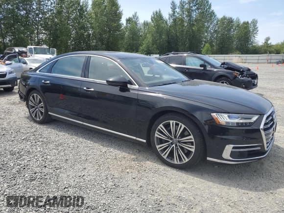 ✅ 2019 Audi A8 • VIN: WAU8EAF86KN024975 • Lot: 60498595. Listed on Copart with 34,973 mi. Free auction sales archive from the USA and detailed vehicle history report at DreamBid. Image 4.