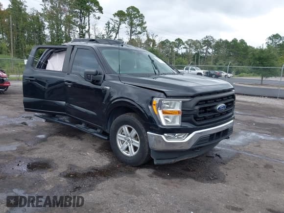 ✅ 2021 Ford F-150 XL • VIN: 1FTEW1EP4MFC69749 • Lot: 43190972. Listed on IAAI with 92,532 mi. Free auction sales archive from the USA and detailed vehicle history report at DreamBid. Image 1.