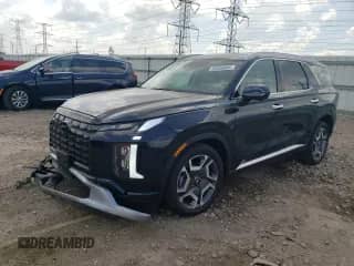 2024 Hyundai Palisade Limited с VIN KM8R5DGE2RU806585, выставлен на аукционе Copart как лот 65030505 с пробегом 10 629 миль миль и Списание • Salvage title. История ставок и продаж доступна на DreamBid. Изображение 1.