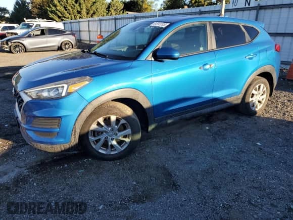 2019 Hyundai Tucson SE with VIN KM8J23A42KU962972, listed as a Copart auction lot 81912205 with 64,142 mi miles and Salvage title. Bid and sale history available at DreamBid. Image 1.