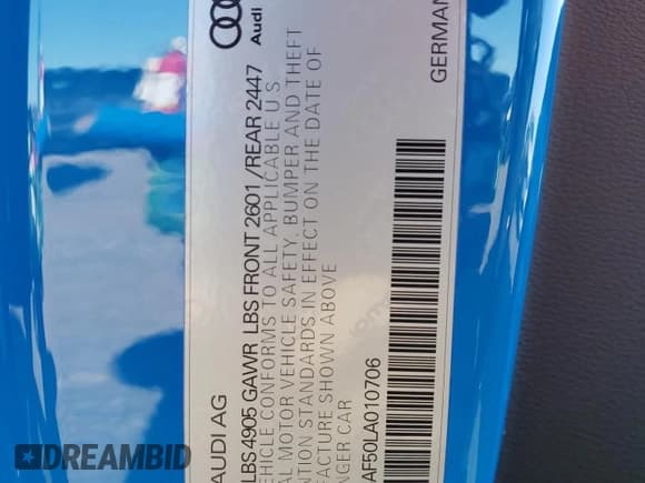 ✅ 2020 Audi S5 Prestige • VIN: WAUR4AF50LA010706 • Lot: 36281763. Wystawiony na Copart z przebiegiem 19 919 mil. Bezpłatny archiwum sprzedaży aukcyjnych z USA i szczegółowy raport historii pojazdu na DreamBid. Zdjęcie 12.