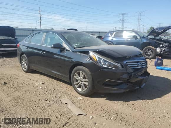 2016 Hyundai Sonata SE with VIN 5NPE24AF6GH263889, listed as a Copart auction lot 80583505 with 88,503 mi miles and Salvage title. Bid and sale history available at DreamBid. Image 4.