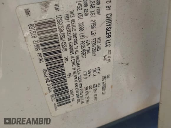 ✅ 2008 Dodge Nitro SLT • VIN: 1D8GU58K68W145348 • Lot: 43487323. Wystawiony na IAAI z przebiegiem 302 858 mil. Bezpłatny archiwum sprzedaży aukcyjnych z USA i szczegółowy raport historii pojazdu na DreamBid. Zdjęcie 9.