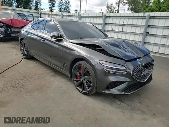 ✅ 2023 Genesis G70 3.3T • VIN: KMTG54TE6PU134482 • Лот: 85254475. Опубликован ранее на Copart с пробегом 10 592 миль. Бесплатный доступ к архиву аукционных продаж из США и подробный отчёт об истории автомобиля на DreamBid. Изображение 13.