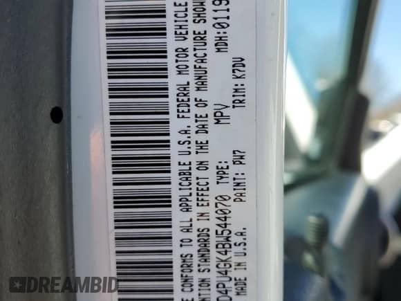 2011 Dodge Nitro Heat с VIN 1D4PU4GK4BW544070, выставлен на аукционе Copart как лот 48094144 с пробегом 240 645 миль миль и Списание • Salvage title. История ставок и продаж доступна на DreamBid. Изображение 13.