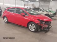 ✅ 2017 Chevrolet Cruze LT • VIN: 3G1BE6SM5HS594255 • Lot: 42385285. Listed on IAAI with 107,505 mi. Free auction sales archive from the USA and detailed vehicle history report at DreamBid. Image 1.
