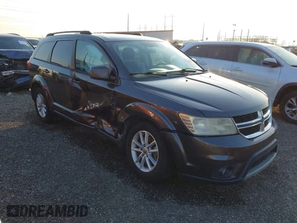 ✅ 2017 Dodge Journey SXT • VIN: 3C4PDCBG6HT514609 • Lot: 43694875. Listed on IAAI with 184,878 mi. Free auction sales archive from the USA and detailed vehicle history report at DreamBid. Image 1.