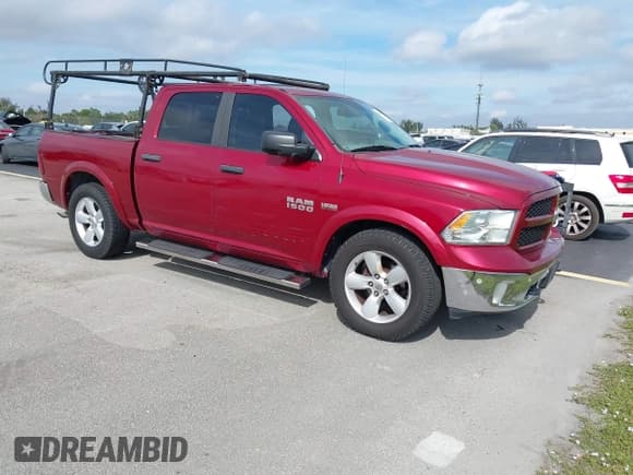 ✅ 2015 Ram 1500 Lone Star • VIN: 1C6RR6LT2FS639197 • Lot: 43665026. Listed on IAAI with 136,237 mi. Free auction sales archive from the USA and detailed vehicle history report at DreamBid. Image 1.