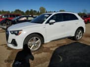 ✅ 2020 Audi Q3 S line Premium • VIN: WA1DECF39L1032332 • Lot: 84995965. Listed on Copart with 21,751 mi. Free auction sales archive from the USA and detailed vehicle history report at DreamBid. Image 1.