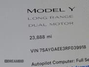✅ 2024 Tesla Model Y Long Range • VIN: 7SAYGAEE3RF039918 • Lot: 42245381. Wystawiony na IAAI z przebiegiem 23 888 mil. Bezpłatny archiwum sprzedaży aukcyjnych z USA i szczegółowy raport historii pojazdu na DreamBid. Zdjęcie 16.