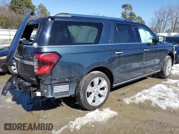 ✅ 2024 Ford Expedition Max Platinum • VIN: 1FMJK1M88REA39306 • Lot: 46135145. Wystawiony na Copart z przebiegiem 5 357 mil. Bezpłatny archiwum sprzedaży aukcyjnych z USA i szczegółowy raport historii pojazdu na DreamBid. Zdjęcie 3.