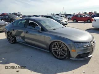 ✅ 2017 Audi S7 Premium Plus • VIN: WAUWFAFC4HN020277 • Lot: 40512314. Listed on Copart with 55,620 mi. Free auction sales archive from the USA and detailed vehicle history report at DreamBid. Image 4.