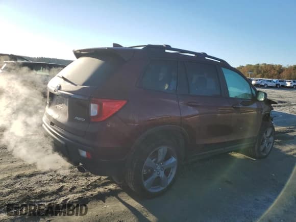 ✅ 2021 Honda Passport Touring • VIN: 5FNYF8H98MB029062 • Lot: 90258865. Listed on Copart with 76,498 mi. Free auction sales archive from the USA and detailed vehicle history report at DreamBid. Image 3.