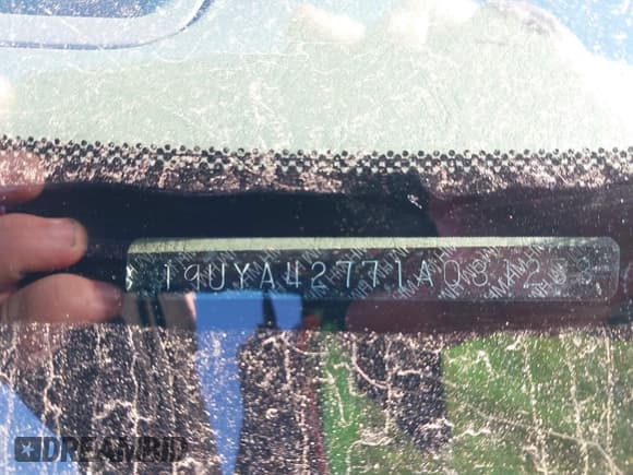 ✅ 2001 Acura CL Type S • VIN: 19UYA42771A031258 • Lot: 41777569. Listed on IAAI with 155,038 mi. Free auction sales archive from the USA and detailed vehicle history report at DreamBid. Image 9.