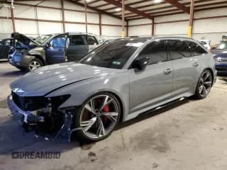 ✅ 2021 Audi RS 6 • VIN: WUA1CBF20MN905897 • Lot: 79903963. Listed on Copart with Not provided. Free auction sales archive from the USA and detailed vehicle history report at DreamBid. Image 1.