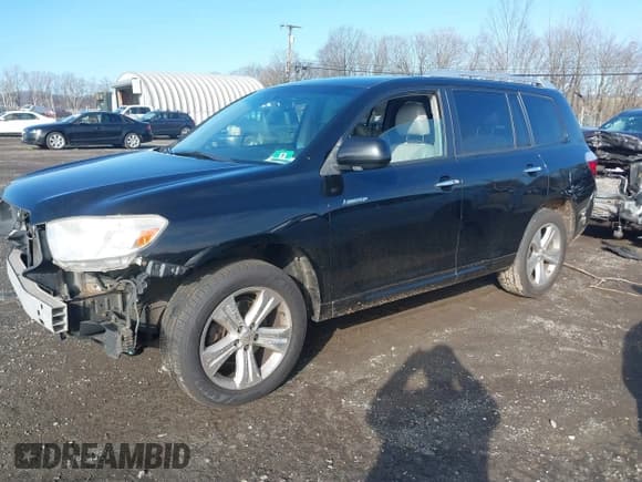 ✅ 2010 Toyota Highlander Limited • VIN: JTEDK3EH1A2166203 • Лот: 41110930. Опубликован ранее на IAAI с пробегом 251 197 миль. Бесплатный доступ к архиву аукционных продаж из США и подробный отчёт об истории автомобиля на DreamBid. Изображение 2.