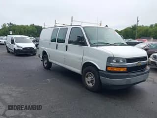 ✅ 2018 Chevrolet Express Cargo • VIN: 1GCWGAFP9J1287902 • Lot: 42993028. Listed on IAAI with 138,083 mi. Free auction sales archive from the USA and detailed vehicle history report at DreamBid. Image 1.
