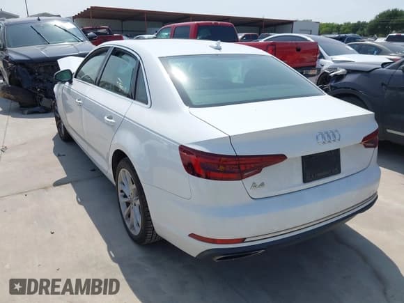 ✅ 2019 Audi A4 Premium • VIN: WAUGMAF48KN007428 • Lot: 42311766. Listed on IAAI with 65,249 mi. Free auction sales archive from the USA and detailed vehicle history report at DreamBid. Image 3.