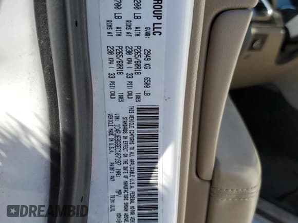 ✅ 2014 Jeep Grand Cherokee Limited • VIN: 1C4RJEBG6EC107197 • Lot: 91299805. Listed on Copart with 208,656 mi. Free auction sales archive from the USA and detailed vehicle history report at DreamBid. Image 13.