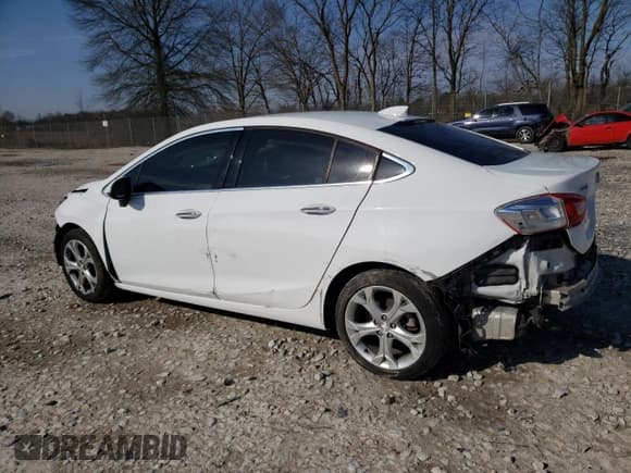✅ 2017 Chevrolet Cruze Premier • VIN: 1G1BF5SM5H7260815 • Lot: 46894823. Listed on Copart with 105,770 mi. Free auction sales archive from the USA and detailed vehicle history report at DreamBid. Image 2.