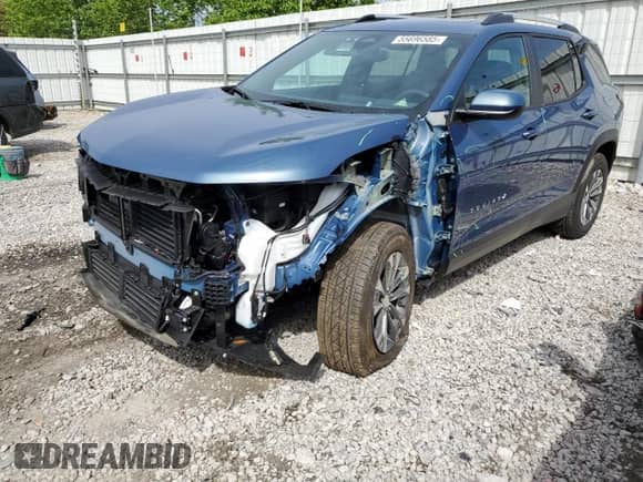 2025 Chevrolet Equinox FWD LT с VIN 3GNAXHEG0SL230994, выставлен на аукционе Copart как лот 55696585 с пробегом 509 миль миль и Списание • Salvage title. История ставок и продаж доступна на DreamBid. Изображение 1.