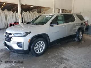 ✅ 2022 Chevrolet Traverse LS • VIN: 1GNERFKW5NJ119817 • Lot: 71190305. Wystawiony na Copart z przebiegiem 37 556 mil. Bezpłatny archiwum sprzedaży aukcyjnych z USA i szczegółowy raport historii pojazdu na DreamBid. Zdjęcie 1.