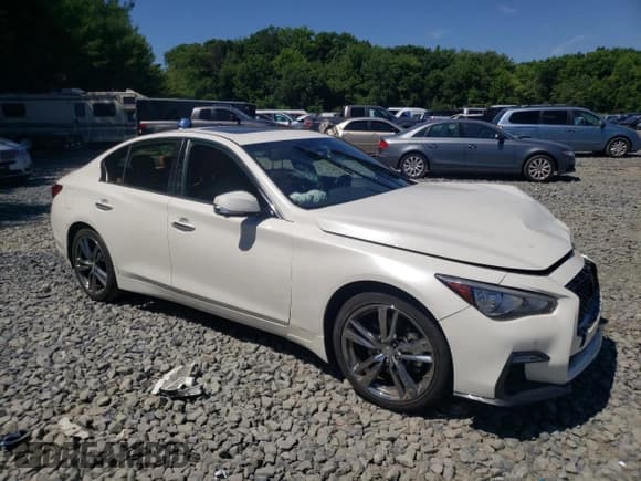 ✅ 2021 Infiniti Q50 Signature Edition • VIN: JN1EV7CR1MM754889 • Lot: 60595224. Listed on Copart with 29,087 mi. Free auction sales archive from the USA and detailed vehicle history report at DreamBid. Image 4.