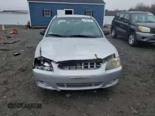 2002 Hyundai Accent GL with VIN KMHCG45C02U319604, listed as a Copart auction lot 47602165 with 177,913 mi miles and Clean title. Bid and sale history available at DreamBid. Image 5.