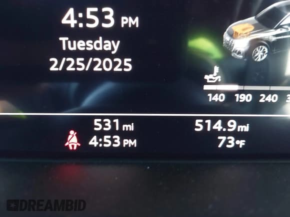 ✅ 2024 Audi Q5 S line Premium Plus • VIN: WA1E2AFY3R2095166 • Lot: 41652110. Wystawiony na IAAI z przebiegiem 531 mil. Bezpłatny archiwum sprzedaży aukcyjnych z USA i szczegółowy raport historii pojazdu na DreamBid. Zdjęcie 7.