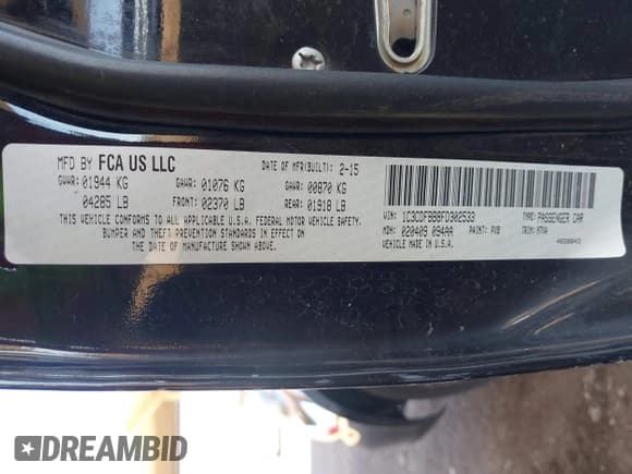 ✅ 2015 Dodge Dart SXT • VIN: 1C3CDFBB8FD302533 • Лот: 43477344. Опубликован ранее на IAAI с пробегом 122 960 миль. Бесплатный доступ к архиву аукционных продаж из США и подробный отчёт об истории автомобиля на DreamBid. Изображение 9.