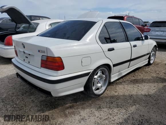 1997 BMW 3 Series M3s with VIN WBSCD9324VEE06968, listed as a Copart auction lot 74778854 with Not provided miles and Salvage title. Bid and sale history available at DreamBid. Image 3.