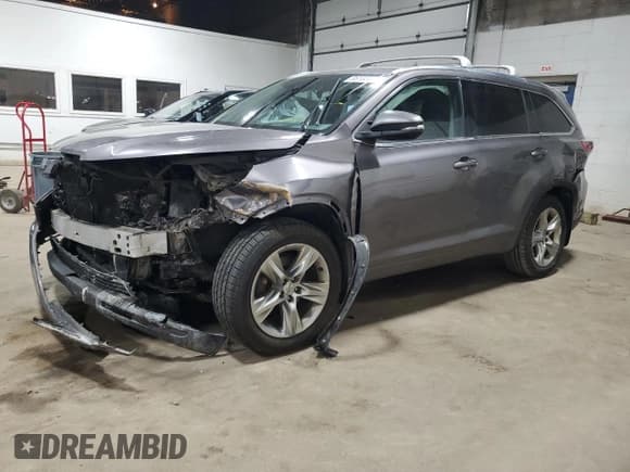 ✅ 2014 Toyota Highlander Limited • VIN: 5TDDKRFH7ES064179 • Lot: 86183625. Listed on Copart with 222,562 mi. Free auction sales archive from the USA and detailed vehicle history report at DreamBid. Image 1.