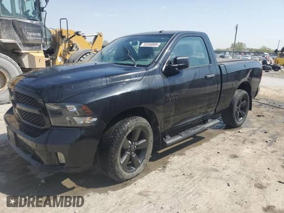 2017 Ram 1500 Tradesman with VIN 3C6JR7AG9HG524986, listed as a Copart auction lot 53550895 with 113,823 mi miles and Clean title. Bid and sale history available at DreamBid. Image 1.